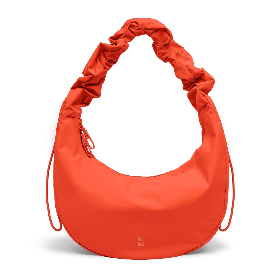 Moon Ruffle taske - Hot Coral